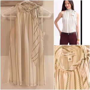 Banana Republic Sandra Necktie Blouse XS